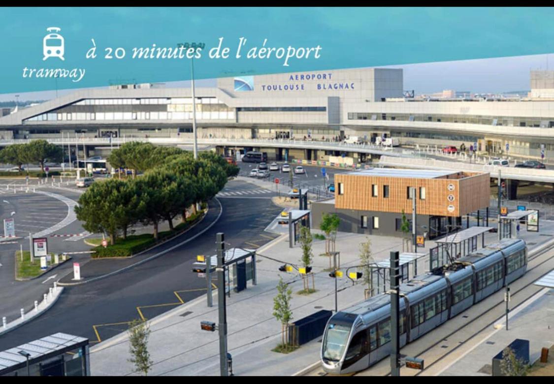 L Oasis Studio Proche Hopital Et Aeroport Piscine Parking &Netflix Toulouse Bagian luar foto