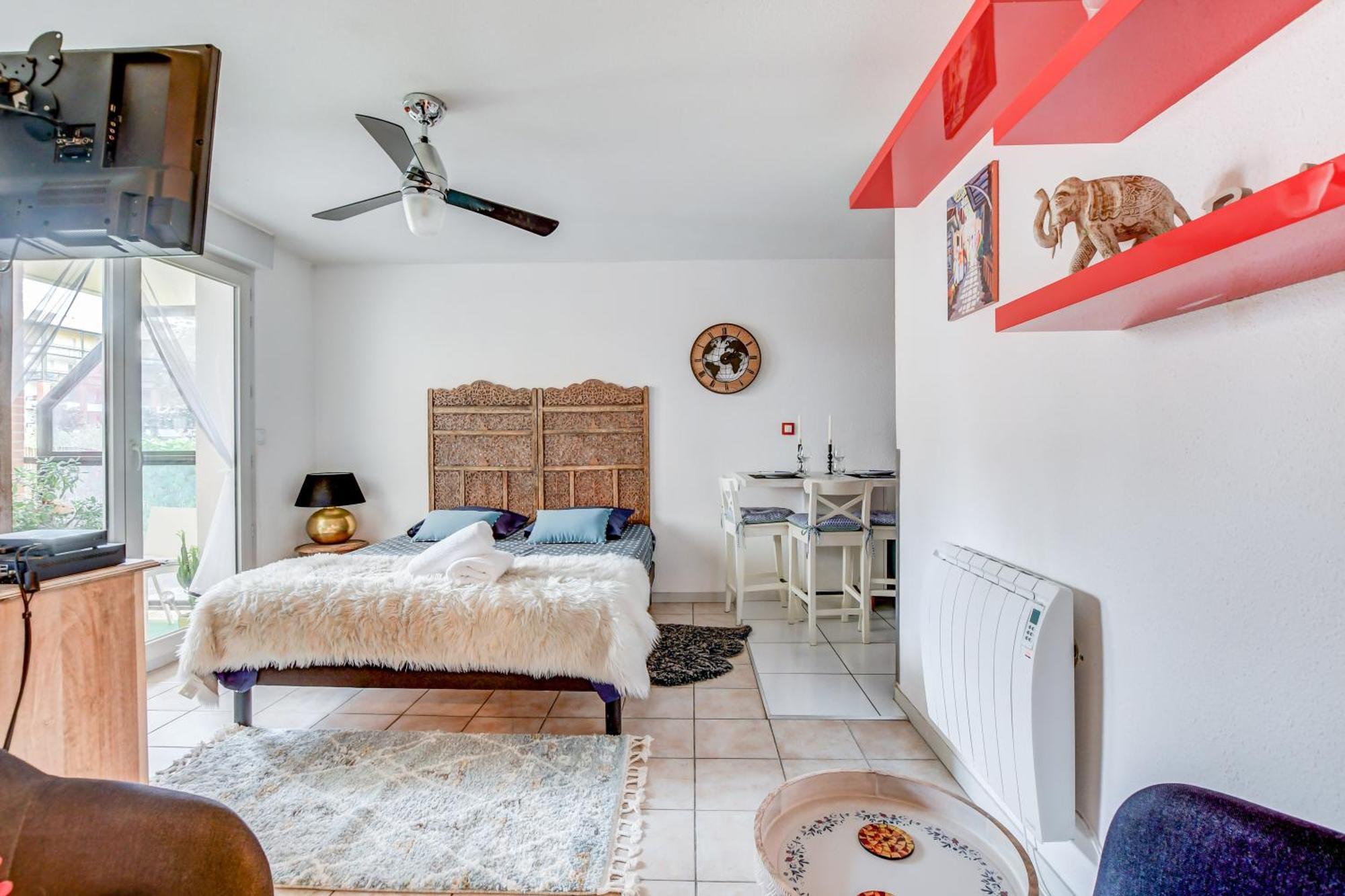 L Oasis Studio Proche Hopital Et Aeroport Piscine Parking &Netflix Toulouse Bagian luar foto